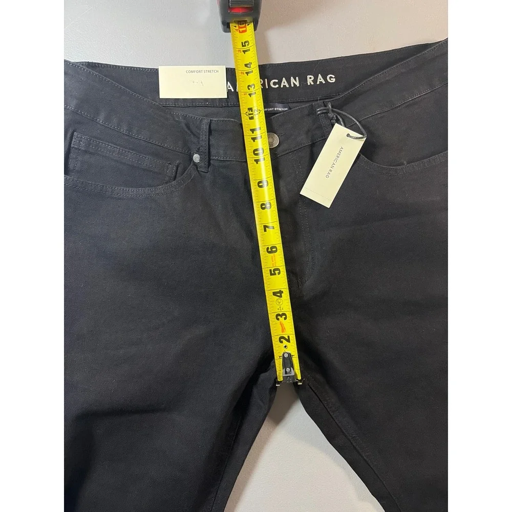 American Rag Slim Fit Jeans Mens 36/30 Black Comfort Stretch Denim NWT New